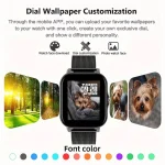 LAXASFIT 2025 New Smart Watch for Men Women Gift Full Touch Screen Sports Fitness Watch Bluetooth Call Digital Smartwatch 3