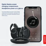 Lenovo XT80 Wireless Headphones Bluetooth 5.3 Earphones True with Mic Button Control Noise Reduction Earhooks Waterproof Headset 3