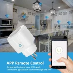 TUYA Smart Plug WiFi Socket EU 16A/20A With Power Monitor Timing Function Voice Control Works With Alexa GoogleHome 2