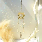 Suncatcher Crystal Wind Chimes Suncatcher Crystal Hanging Pendant Wind Chimes Garden Decorations Window Drop Bell Room Decor 6