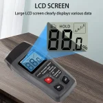 Portable Wood Moisture Meter 0-99.9% Humidity Content Tester Two Pins Digital Hygrometer Moisture Analyzer for Wood Timber Damp 3