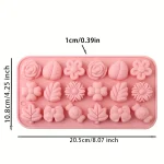 1PC Silicone Candle Molds, Vibrant Colorful Candle Making Tool for Wedding, Birthday Decorations, Jewelry Making, and Home Decor 2