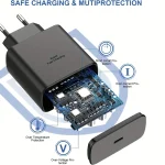 For Samsung 45W Super Fast Charger For Samsung Galaxy S24 S20 S21 S22 S23 Ultra Plus A54 5G USB Type C Charger Fast Charge Cable 2