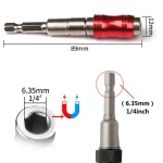 1/4 "Hex Magnetic Ring Screwdriver Bits Drill Hand Tools Drill Bit Extension Rod Quick Change Holder Drive Guide Screw Drill Tip 3