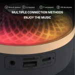 Portable Wireless Soundbar Bluetooth 5.3 Home Theater Speaker Subwoofer Hi-Fi Acoustic Breathing Lamp for Android IOS 3