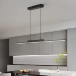 Pendant Lights Modern Simple Dining Room Lights For Kitchen Long Chandelier Living Room Pendant Lamp Home Decoration Lighting 4