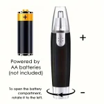 Electric Nose Hair Trimmer Implement Shaver Clipper Men Women Ear Neck Eyebrow Trimmer Shaver Man Clean Trimer Razor Remover Kit 3