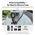 TELESIN Phone Action Camera 2 in 1 Neck Hold Mount for GoPro Insta360 DJI OSMO Action Universal Action Camera Phone Accessories 5