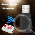 Game Console USB Wireless Dongle Receiver Multifunctional 2.4G Receiver Adapter Bluetooth-compatible for TV PC Computer 3