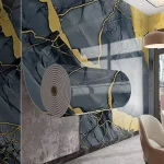 Self Adhesive Panels European style Wallpaper Waterproof and Washable Marble Wall Sticker on the Wall for Home Decoration 2