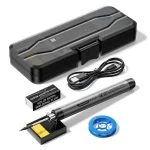 USB Wireless  Digital Electric Soldering Iron Kit  Cordless Adjustable Temperature 300-450℃ Smart Welding Solder Tool 5
