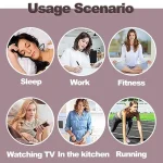 Heatless Hair Curling Rod Headband No Heat Soft Flexi Rollers Lazy Curls with Hook Sleeping Hair Styling Tool for Natural Look 4