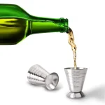 1pc 75ML Stainless Steel Measuring Cup Cocktail Tools Mixing Drink Accessories Three Scale Wine Measuring Cups For Home Party 3
