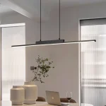 Pendant Lights Modern Simple Dining Room Lights For Kitchen Long Chandelier Living Room Pendant Lamp Home Decoration Lighting 4