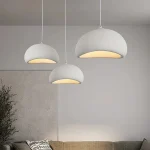 Nordic Wabi Sabi Pendant Lamps Dining Room Lighting Modern Living Room Bedroom LED Ceiling Chandelier Loft Lustre Hanging Lights 6