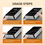 Electric Knee Massager with 3 Levels of Vibration And 5 Levels of Hot Compression Heated Leg Joint Muscle Relaxing Knee Pad 6