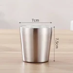 Glossy Surface Beer Mugs Double-Wall Stainless Steel Water Cup Coffee Tea Anti-scalding Party Mug Drinkware Customization Logo 6