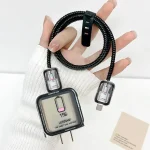 18W 20W Charger Protector Case USB Cable Cover Charging Data Cord Winder Wrap Charger Case Shell for IPhone 15 14 13 12 Pro Max 2