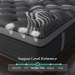 12"14" Gel Memory Foam Hybrid Pocket Spring Mattress Twin Full Queen King Bed Mattress In A Box, Medium Firm Motion Isolation 4