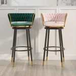 Feature Modern Bar Chairs Nordic Living Room Stool Outdoor Luxury Bar Chairs Kitchen Design High Barkrukken Furniture SR50BC 3