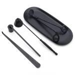 5 Styles Black Candle Extinguishers Scented Candle Trays, Scissors, Hook Accessories  Wick Trimmer Candle Extinguishing Tools 2