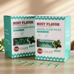 Mint dental floss stick - home portable disposable care dental floss stick - oral care - deep cleaning - interdental cleaning pr 6