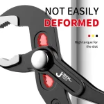 Water Pump Pliers Quick-Release Plumbing Pliers Pipe Wrench Adjustable Water Pipe Clamp Pliers Household Hand Tools Multi-functi 3