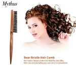 Hair Fluffy Comb  Handle Hair Brush Anti-static Barber Hair Comb Scalp Massage Hairdresser Styling Tool 4