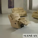 MINGDIBAO Manual / Electric Recliner Sofa Genuine Leather Couch for Livingroom Theater Seat Cinema Recliner Multifunctional Sofa 4
