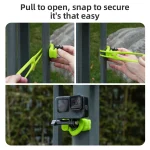 TELESIN Action Camera Adjustable Silicone Mount Mini Flexible Bracket For Gopro Insta360 DJI Action Camera Accessories 3