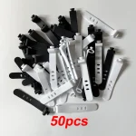 50pcs Cable Organizer Ties Clip Charger Cord Management Silicone Wire Manager Mouse Earphone Holder Data Line Winder Straps