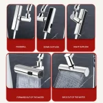 Kitchen Waterfall Three-mode Universal Swivel Extension Faucet Splash-proof Nozzle Sink Multi-function 3