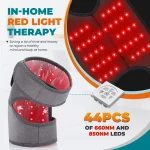 LED Knee Massager Multifunctional Electric Infrared Knee Pad 650nm 850nm Red Light Heating Leg Joint Brace Muscle Relax 3