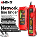 ANENG Network Cable Tracker M469A Networking Analyzer RJ45 RJ11 Telephone Line Network Wire Detector Tracker Measure Cables Tool