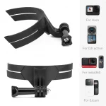Motorcycle Helmet Chin Mount For DJI OSMO Action 6/5/4/3 GoPro 13 12 11 10 9 8 Full Face Camera Holder Riding Gear Accessory 4