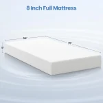8 Inch Mattress 3 Foam Layer Cooling Gel Memory Foam Mattresses, Green Tea for Fresher Sleep, Medium, Customized 2