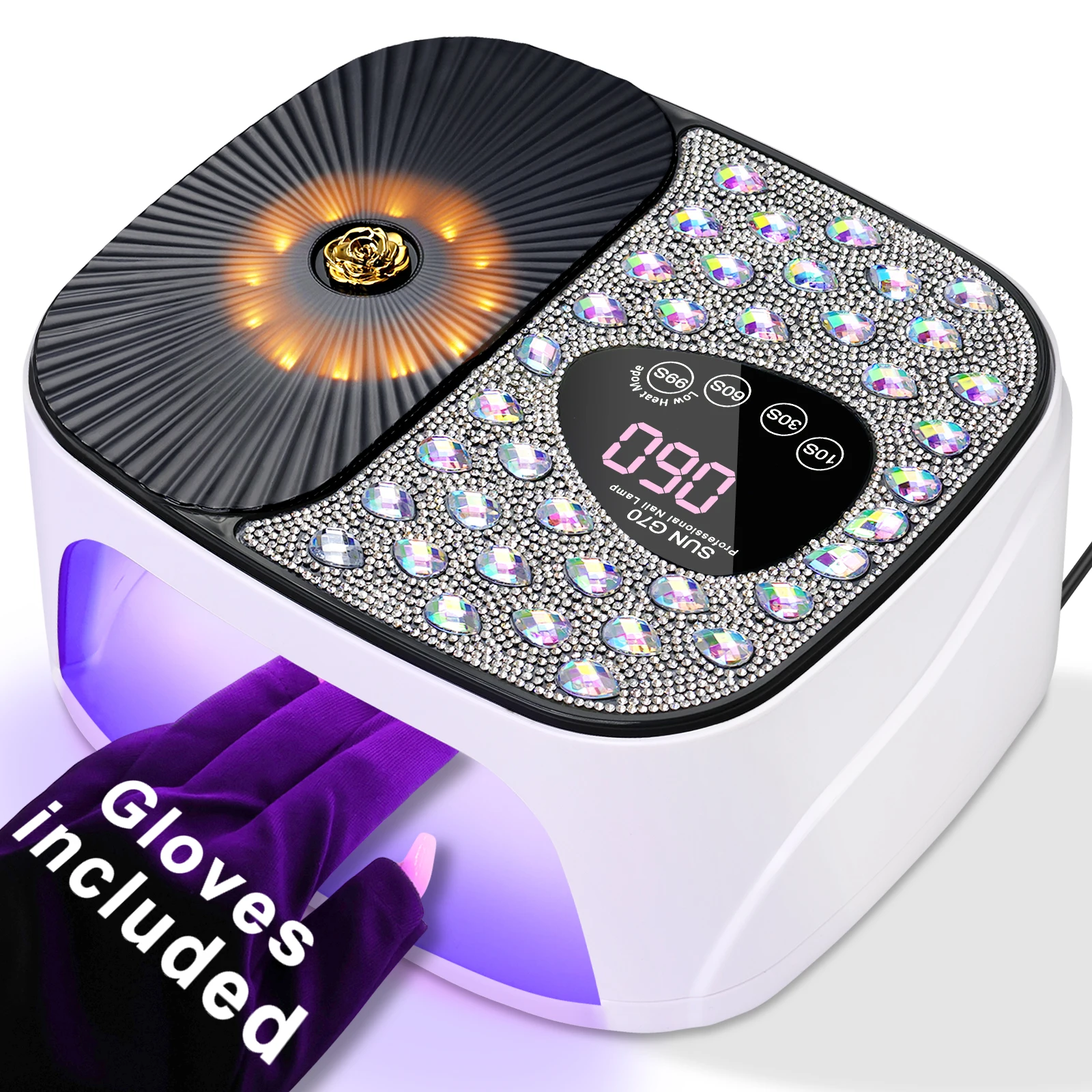 Professional Gel Nail Lamp 45 LED UV Nail Dryer with 4 Timers and Automatic Sensor Nail Curing Lamp Nail Salon Equipment Professional Gel Nail Lamp 45 LED UV Nail Dryer with 4 Timers and Automatic Sensor Nail Curing Lamp Nail Salon Equipment