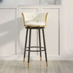 Feature Modern Bar Chairs Nordic Living Room Stool Outdoor Luxury Bar Chairs Kitchen Design High Barkrukken Furniture SR50BC 2