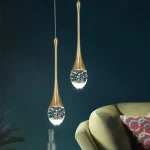 Modern Bubble Crystal Pendant Lights Indoor Hanging Lamp For Dining Room Bedroom Shop Bar Cafe Drop Pendant Lamp Home Decoration 2