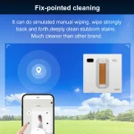 Window Vacuum Robot Cleaner ABIR WD8, Dual Ultrasonic Spray, AI intelligent Wipping, Updated Laser,Smart Home Glass Wall Washing 4