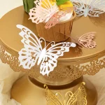 12pcs 3D Hollow Butterflies Wall Stickers on The Wall for Wedding Decoration Children Room Decor Living Room Kids Bedroom DIY 2