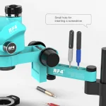 RF47050PRO-FO19 Multi-Functional Silicone Built-in Metal Microscope Base, Mobile Phone Repair Triocular Stereo Microscope 6 Zoom 6