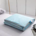 Air Condition Comforter for Summer Pure Color Ice Silk Cooling Blanket Lightweight and Smooth Twin/King Size Cold Quilt 6