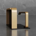 Black Gold Toilet Paper Holder Bathroom Wall Mount Multifunction WC Paper Phone Holder Shelf Towel Roll Shelf Accessories 4