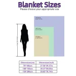 ltra-Soft 3D Plush 1pc Luxurious Fleece Blanket - Dense Weave for Exceptional Warmth, Cozy Flannel Throw 2