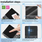 Screen Protector+Portable Carrying Case for R36S Handheld Console Storage Bag & Anti-Scratch Tempered Glass for R36S Accessories 6