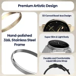 Zeblaze GTR 3 Pro Voice Calling Smart Watch 1.43" AMOLED Display 316L Stainless Steel Frame Fitness Tracking Smartwatch 2