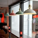 Pendant Lights Retro Industrial Colorful Restaurant Kitchen Home Ceiling Lamps Vintage Hanging Lights Lampshade Decorative Lamps 3