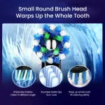 Oral B Pro 4 Ultra Electric Toothbrush 3D Rotation Rechargeable Teeth Brush Pressure Sensor 4 Brushing Modes 2 Min Timer 4