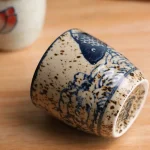 50ml Japanese-style ceramic antique white wine cup sake set home retro coffee cup wine pot shochu classical cup 3
